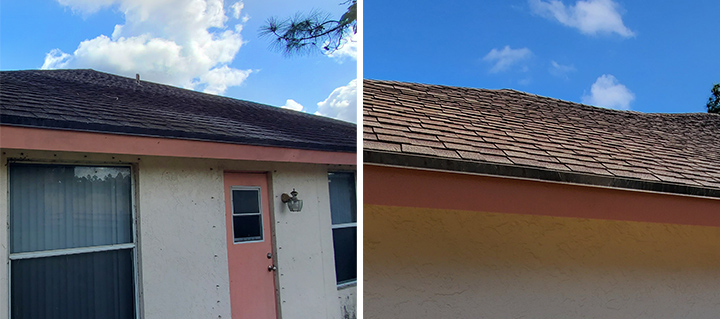 pressure washing tile roof